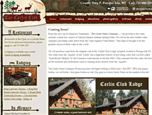 Tablet Screenshot of carlinclublodge.com